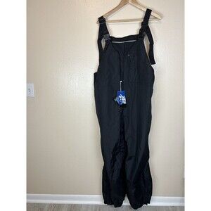 Searipe Unisex XL Mountain Discover Snowboard Pants Ski Bibs Black Softshell